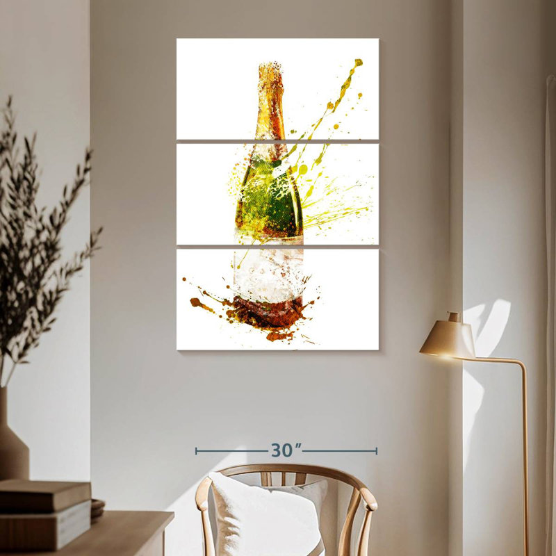 Yarlin Abstract Bottle, 45" H x 28" W