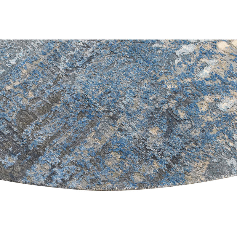 Abstract Area Rug, Round 6' x 6'