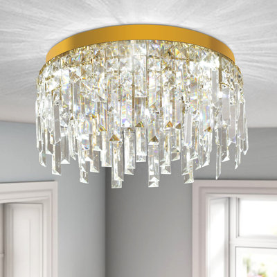 Retsof 1 - Light Crystal LED Chandelier