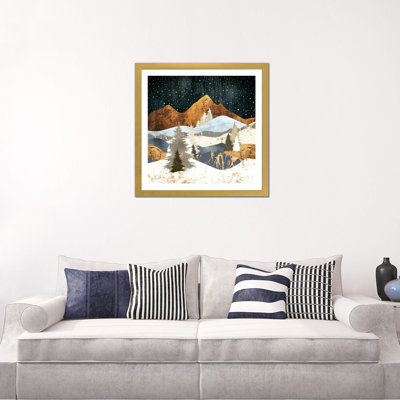 Étoiles d'hiver - reproduction d'impression