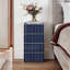 60cm Modern Grid-Tiled Square End Table-525681350