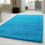 Verona Thick Teal Shaggy Area Rug – Soft Pile, Non-Slip, Durable Polypropylene Carpet for Living Room, Bedroom & Hallway-39427644