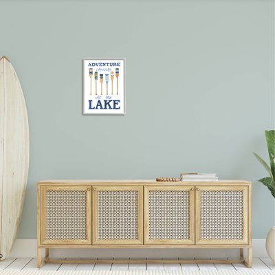 «Adventure Awaits At Lake Oars», estampe numérique par Deb Strain