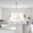 1-Light Modern Teardrop Pendant Light-775093719