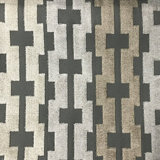 Bardot-Piccadilly Geometric Cut Velvet Upholstery Fabric