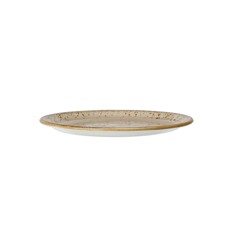 CRAFT BLUE Coupe Plate, Brown/Beige