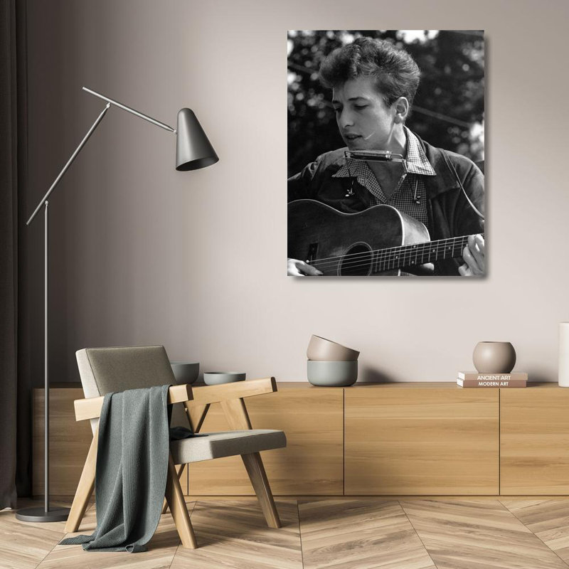 Scherman, Rowland Gallery, art sur toile: Bob Dylan à la marche des droits civiques à Washington, D.C.1963, H 24 po x l 20 po