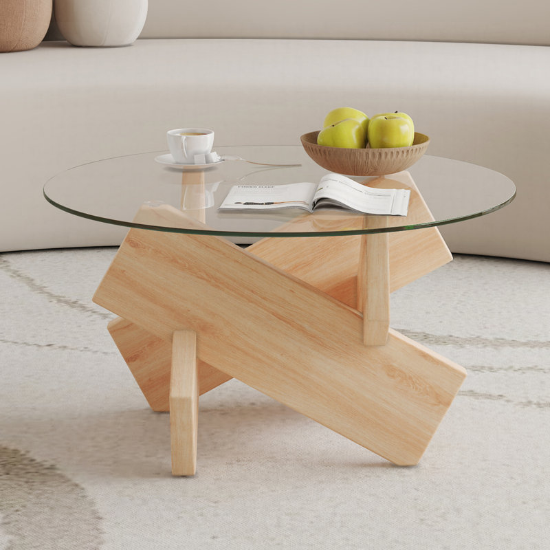 Table basse Bridgeview, Naturel