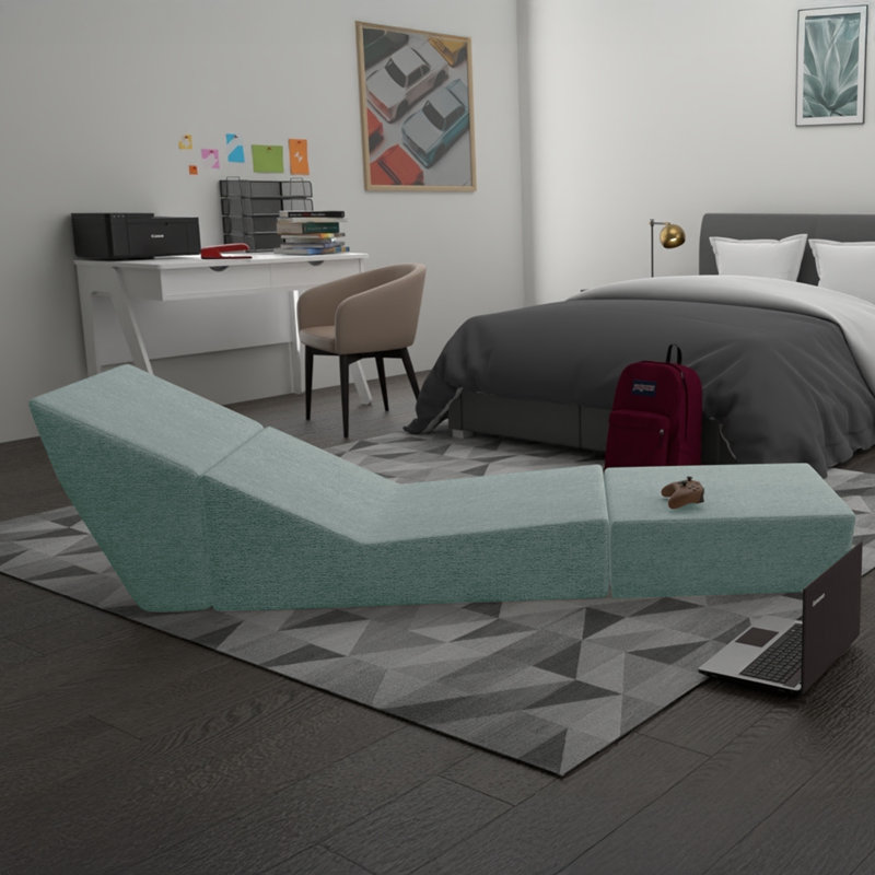 Slumber Solutions Comfort Gaming Chair, Seafoam Green