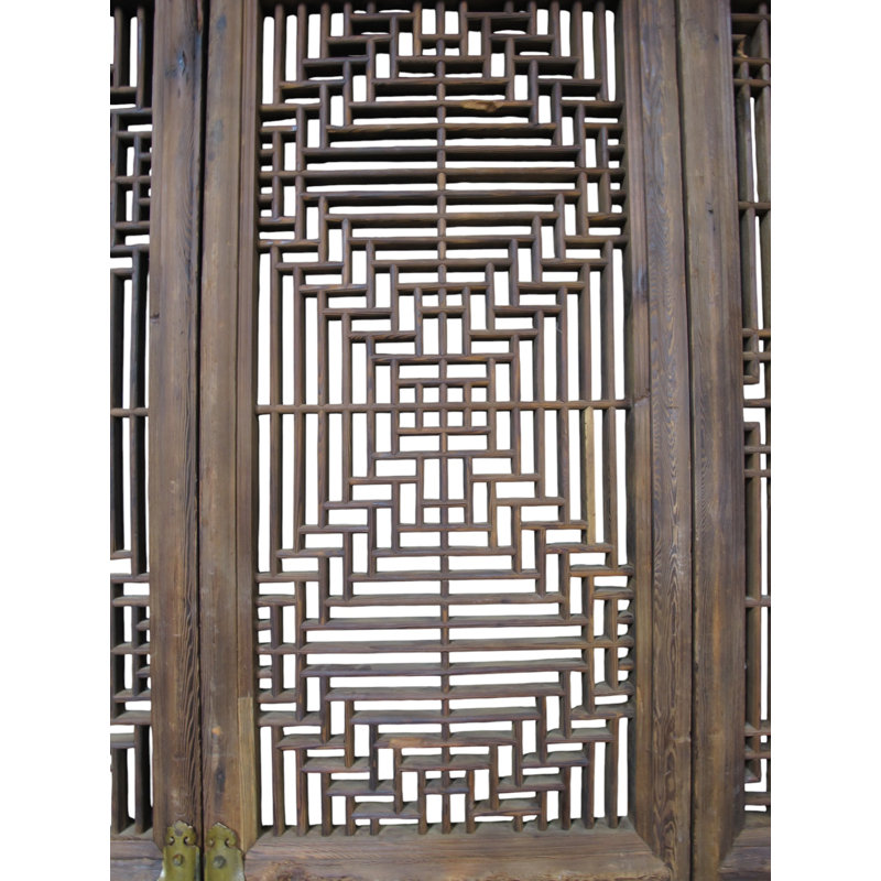 Portes-moustiquaires en bois 4 panneaux