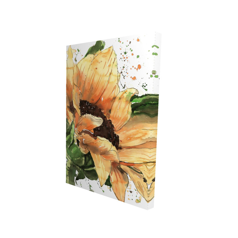 Tournesol en fleurs - Toile de bureau pour décoration intérieure