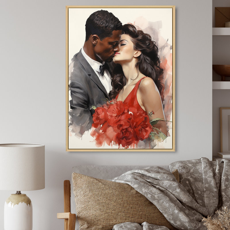 Couple de mariage Beauté intemporelle I, Cadre naturel flottant, H 32 po x l 24 po x P 1 po