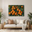 «Fruit Orangequat», art mural en métal vert-1187272579