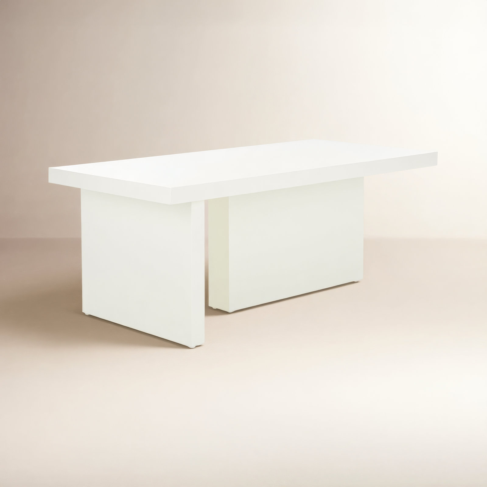 Aava Single Coffee Table, Ivory