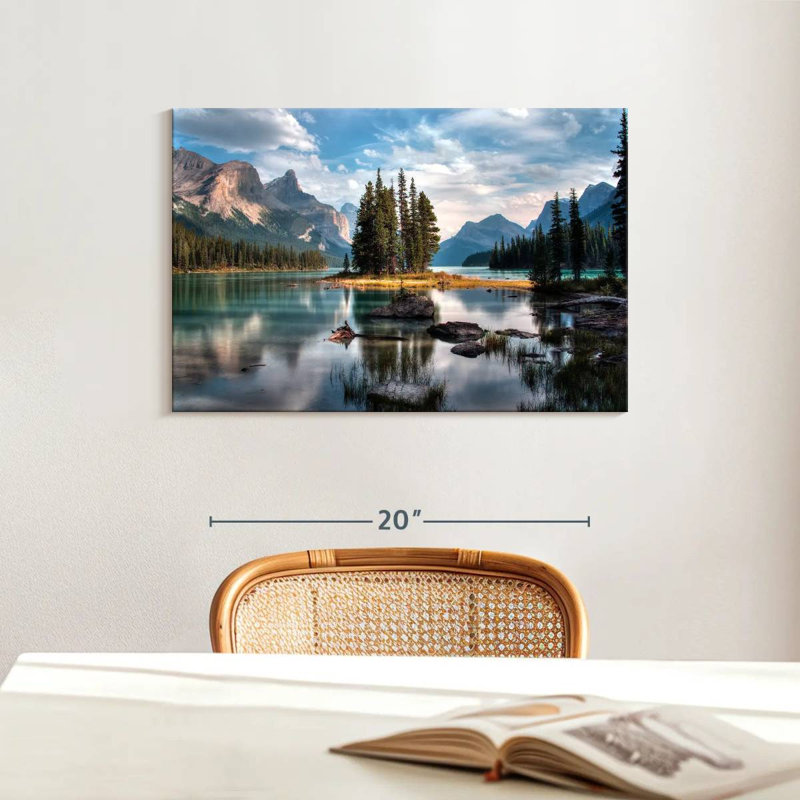 Alvord Mirrored Spirit Island, 16" H x 24" W