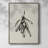 Mistletoe Sketch II Framed Print - Solid Wood-230631555