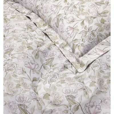 Victoria Floral 100% Cotton Sham