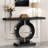 Trustin 43.11" W Mirrored Console Table with O-Shaped Base -1806972087
