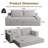 70.87" Loveseat Sofa, Comfy Deep Seat Sofa Bed, Modern Small Corduroy Couch For Living Room, Apartment, Sofa In A Box, No Assembly-273814579