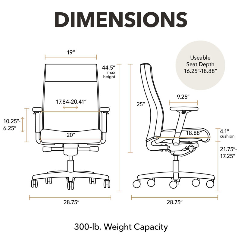 Chaise de bureau ergonomique en tissu HON Ignition 2.0, inclinaison avancée, structure noire, paon, Paon, Inclinaison avancée