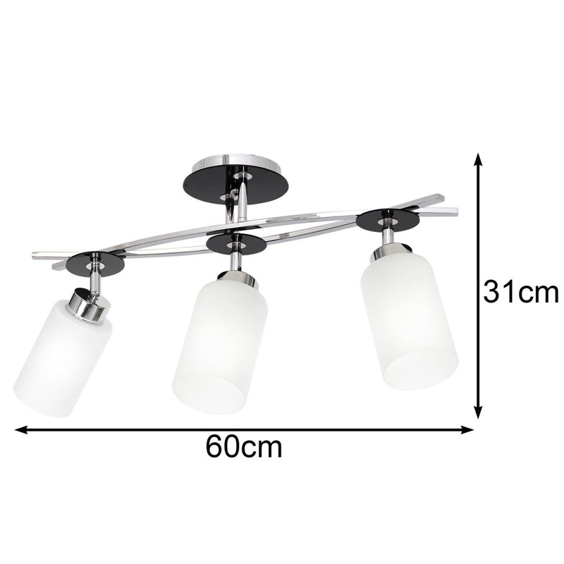 Alonni 3 - Light White Simple Pendant