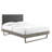 Willow Wood Platform Bed with Angular Frame-1010106557-1010106558