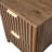 Aerica 2-Drawer Reclaimed Pine Nightstand, Brown