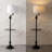 60'' Black LED Swing Arm Floor Lamp-97788684