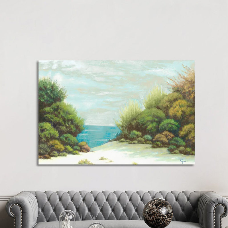 Seashore II by Vivien Rhyan - Painting on Canvas, Wrapped Canvas, 101.6 cm H x 66.04 cm W x 1.91 cm D