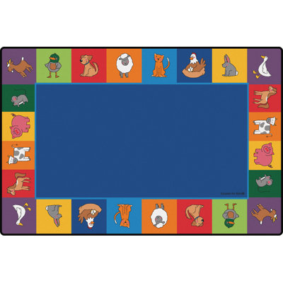 Rectangle Machine Tufted Nylon Rug