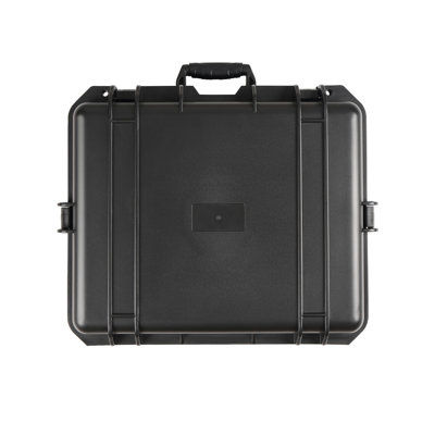 Waterproof Plastic Box With Folding Handles, Ideal For Photographers' Gear - Black Injection Molding Case, And , Digital Accessories