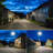 Home Outdoor Led Street Light (set Of 2) With Solar Panels Dusk To Dawn With Motion Sensor 3600w 300000 Lumens Ip66 Waterproof For Parking Lots Backyard