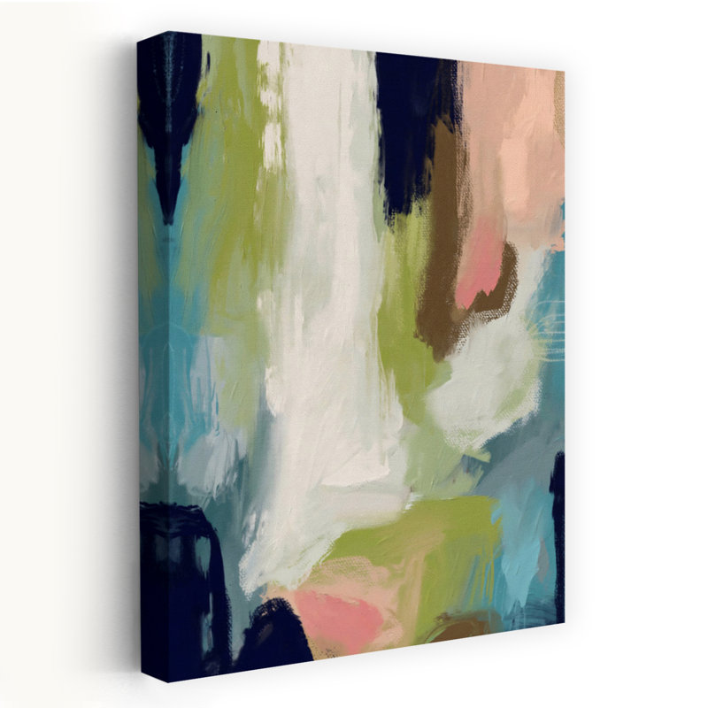Art abstrait contemporain audacieux, 60" H x 40" W