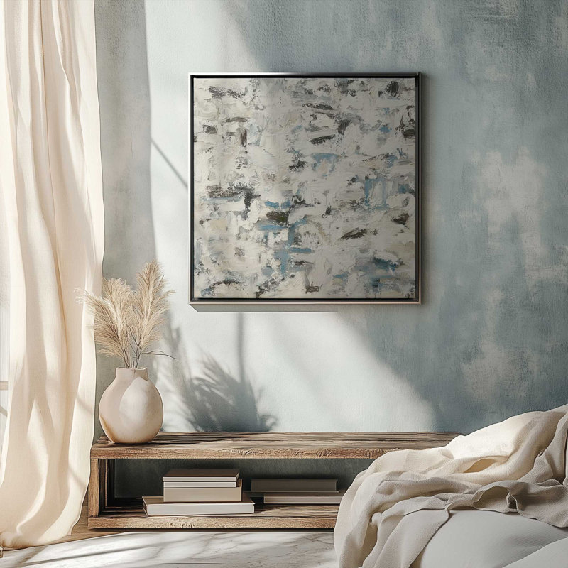 Whispered Layers II, Or poli, Impression encadrée sans passe-partout, H 16,75 po x l 16,75 po