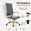 Fauteuil de bureau en cuir Humairaa-1103856401