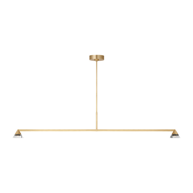 Midrand 2 - Light LED Pendant, Hand-Rubbed Antique Brass