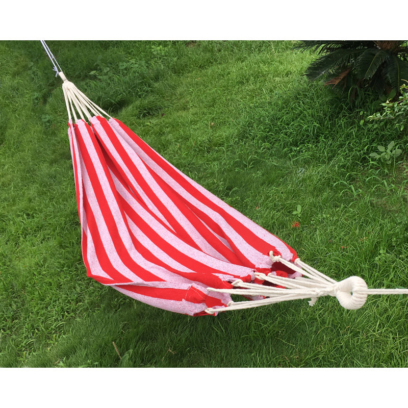1 Person Camping Hammock, Red/White