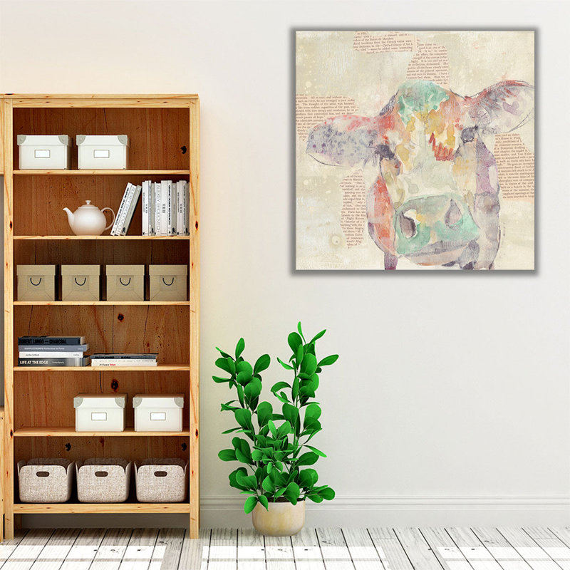 «Farm Collage IV», reproduction d'art sur toile, H 30 po x l 30 po