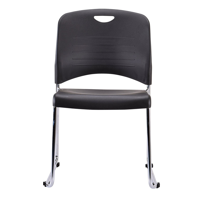 (Set of ) Four Plastic Office Chair, Navy