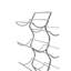 Floor Wine Bottle Rack in Chrome