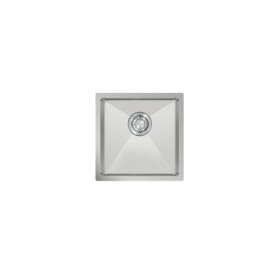 Ukinox 440mm W Single Bowl Stainless Steel Kitchen Sink