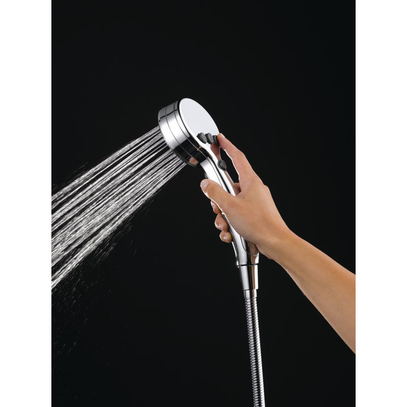 Pomme de douche à main multifonctionnelle 2,5 gallons par minute Universal Universal avec ActivTouch, Chrome