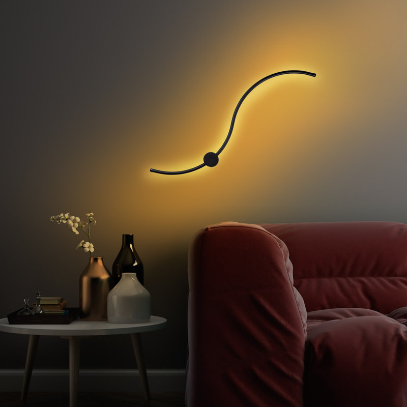 Lampe murale, Noir