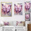 Lyrrissa, mauve, rose, lavande, papillon - art mural grand papillon-62022286-221015768