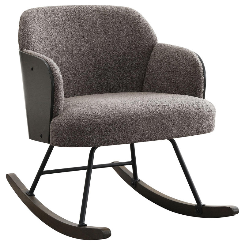 Chaise berçante rembourrée Valera