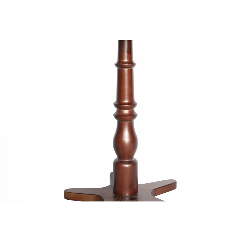 Petite table de bout ronde 15,75 pouces, Noyer brun