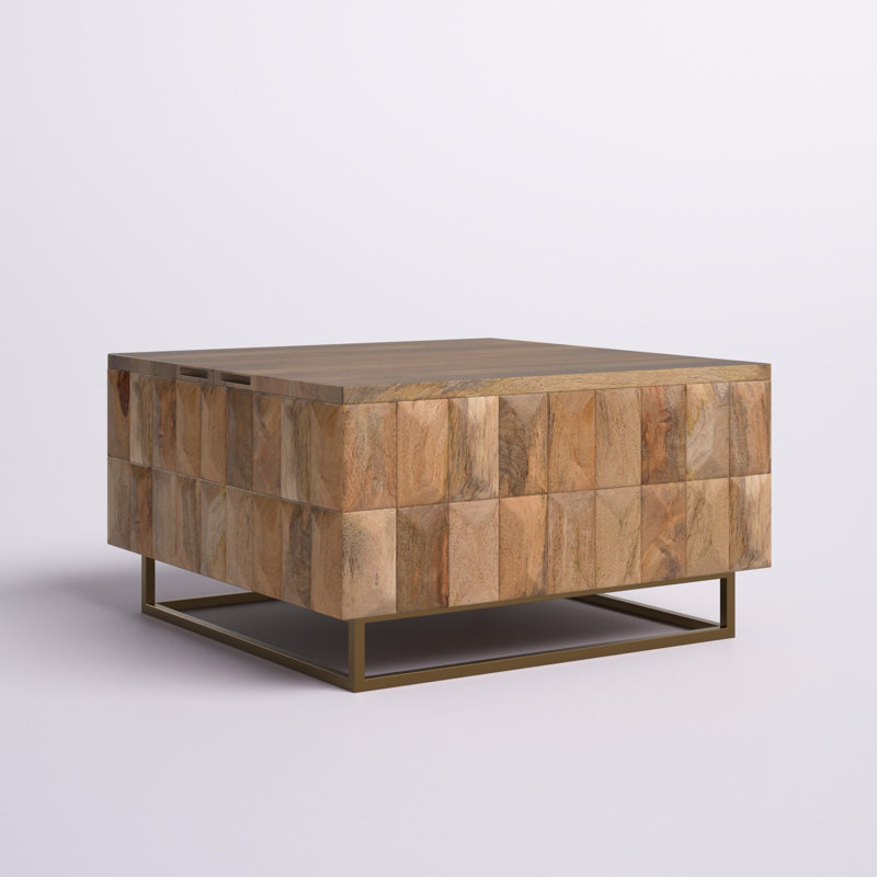 Clarkedale Solid Wood Top Coffee Table