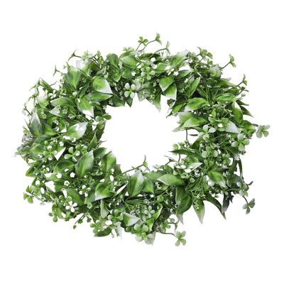 Faux Forget Me Not 40cm Wreath
