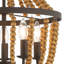 Geralynn 5-Light Solid Wood Bead Empire Chandelier-727575612
