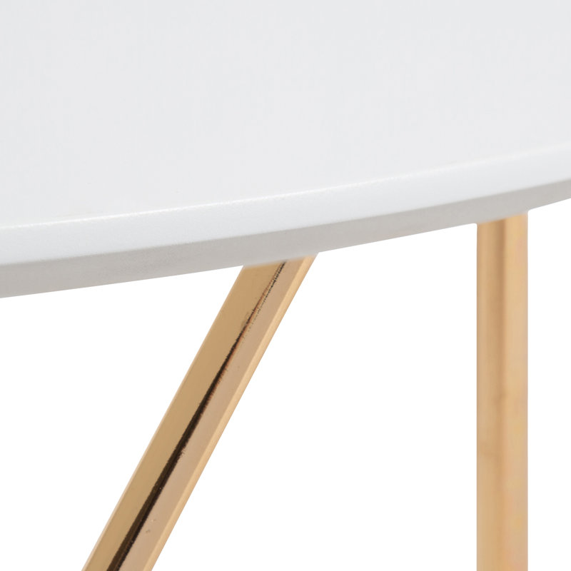 Table basse 3 pieds Galya, Blanc